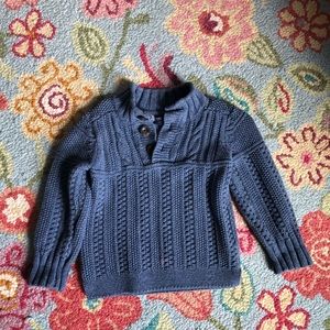 Blue 2T chunky GAP sweater